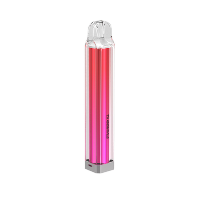 Projeto novo Crystal Disposable Vape Bar Up a 600 sopros com a bateria 500mah
