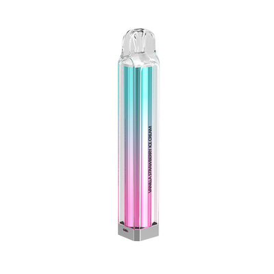 Quadrado customizável descartável transparente do gosto de Vape do tubo exterior do PC luminoso