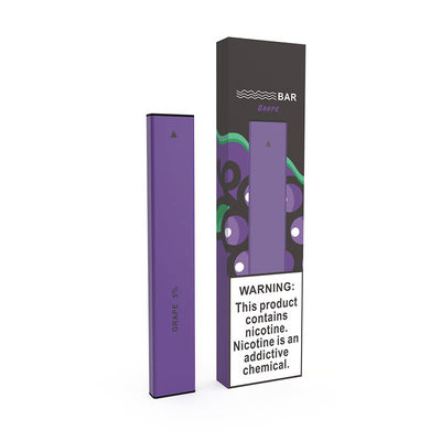 Sopros Vape descartável da bateria 400 de Mini Electronic Cigarette 1.8Ω 280mAh do favor da uva