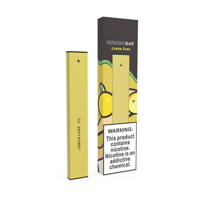 Bateria descartável do cigarro 400Puffs 280mAh do limão pena amarela de Vape da mini E