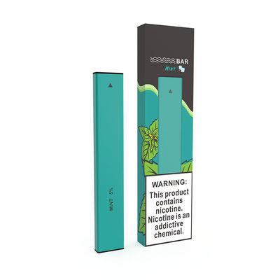 Cigs de Mini Disposable E da nicotina da hortelã 50mg 300 sopros 280mAh