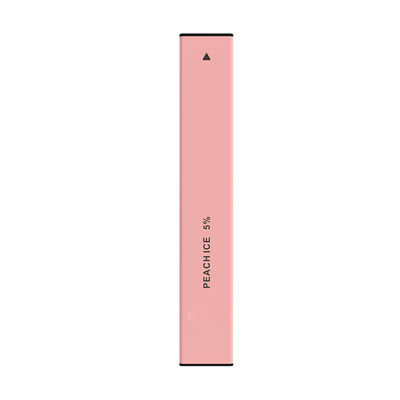 O rosa descartável Mini Vape Pod Pen 400 sopra o tubo 1.2ml de alumínio