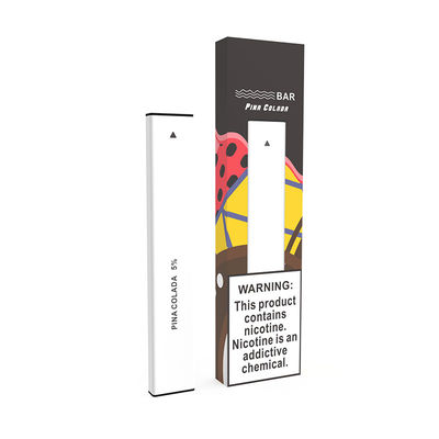 Os dispositivos não recarregávéis brancos descartáveis da vagem de Mini Electronic Cigarette 1.2ml escapam livre