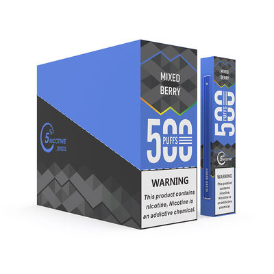 E-Cigs descartáveis do OEM e do ODM 500 sopros até 20 sabores